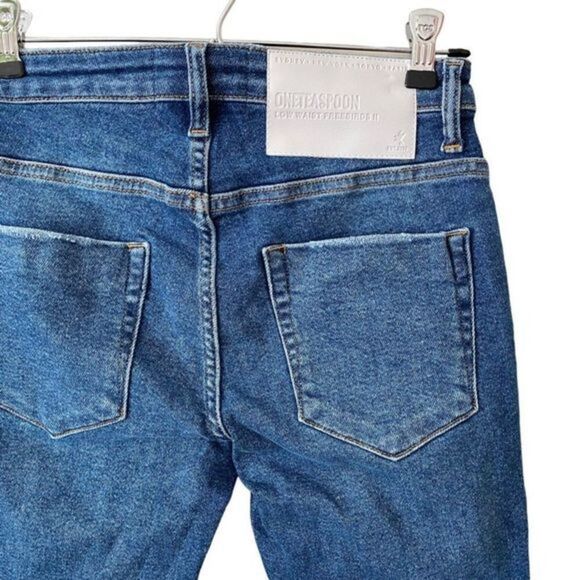 ONE TEASPOON Soho Blue Freebirds II High Waist Jean Sz 26 NWT - Picture 4 of 6